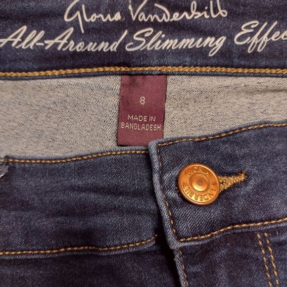 Gloria Vanderbilt Jegging All-Around Slimming Effect Mid Rise Sz 8 Country - Picture 7 of 11